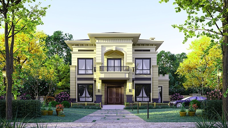 长沙中式合院住宅，开放庭院与邻里乡亲更亲近